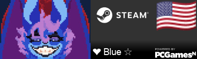 ❤ Blue ☆ Steam Signature