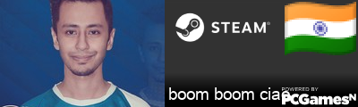 boom boom ciao Steam Signature