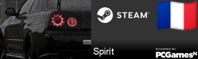 Spirit Steam Signature
