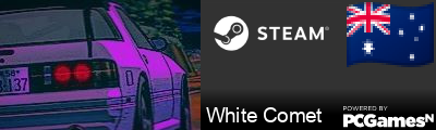 White Comet Steam Signature