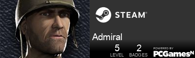 Admiral Steam Signature