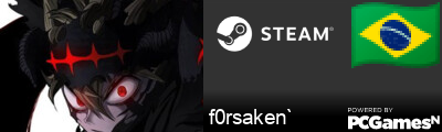f0rsaken` Steam Signature