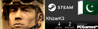 KhizerK3 Steam Signature