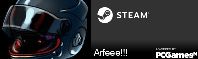 Arfeee!!! Steam Signature
