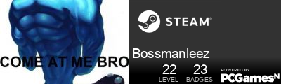 Bossmanleez Steam Signature