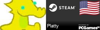 Platty Steam Signature