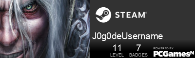 J0g0deUsername Steam Signature