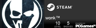 wonk™ Steam Signature
