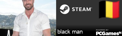 black man Steam Signature