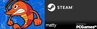 matty Steam Signature