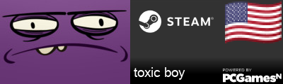 toxic boy Steam Signature