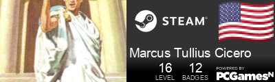 Marcus Tullius Cicero Steam Signature