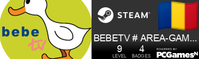 BEBETV # AREA-GAMES.RO Steam Signature
