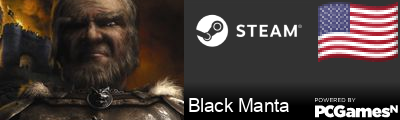 Black Manta Steam Signature
