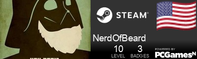 NerdOfBeard Steam Signature