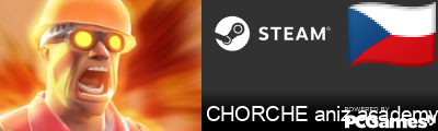 CHORCHE aniz academy Steam Signature