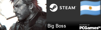 Big Boss Steam Signature