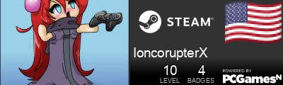 IoncorupterX Steam Signature