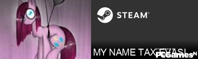 MY NAME TAX EVASION Steam Signature