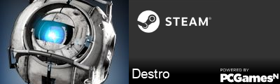 Destro Steam Signature