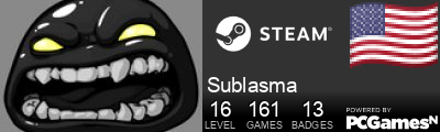 Sublasma Steam Signature