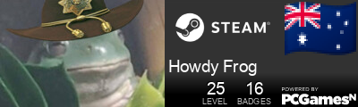 Howdy Frog Steam Signature