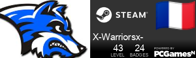 X-Warriorsx- Steam Signature