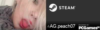 △AG.peach07 Steam Signature