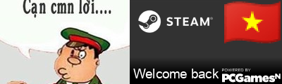 Welcome back Steam Signature