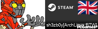 sh3zb0y[ArchLinux BTW] Steam Signature