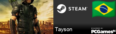 Tayson Steam Signature