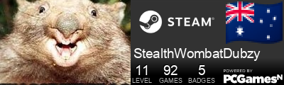 StealthWombatDubzy Steam Signature