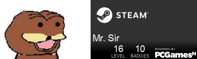 Mr. Sir Steam Signature