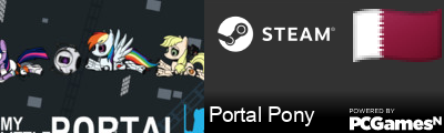 Portal Pony Steam Signature