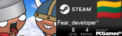 Fear_developer* Steam Signature