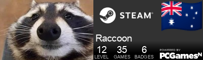 Raccoon Steam Signature