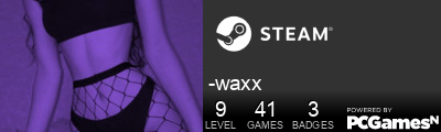 -waxx Steam Signature