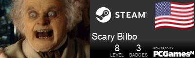 Scary Bilbo Steam Signature