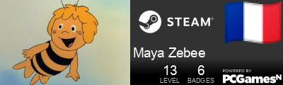Maya Zebee Steam Signature