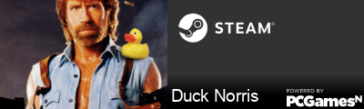 Duck Norris Steam Signature