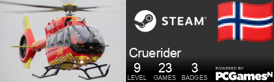 Cruerider Steam Signature