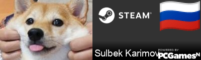 Sulbek Karimov Steam Signature