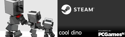 cool dino Steam Signature