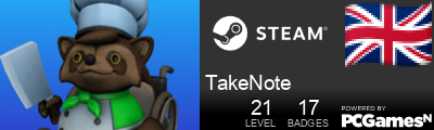 TakeNote Steam Signature