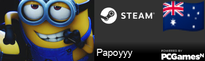 Papoyyy Steam Signature