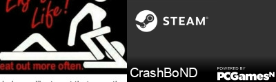CrashBoND Steam Signature