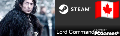 Lord Commander Steam Signature
