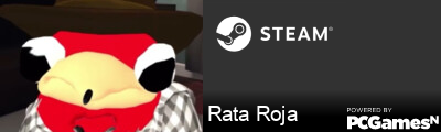 Rata Roja Steam Signature