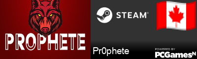Pr0phete Steam Signature