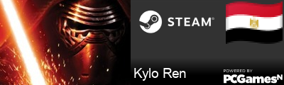 Kylo Ren Steam Signature